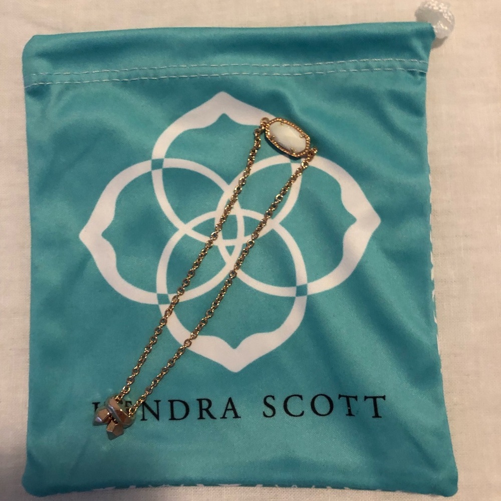 Kendra Scott rose gold and white bracelet